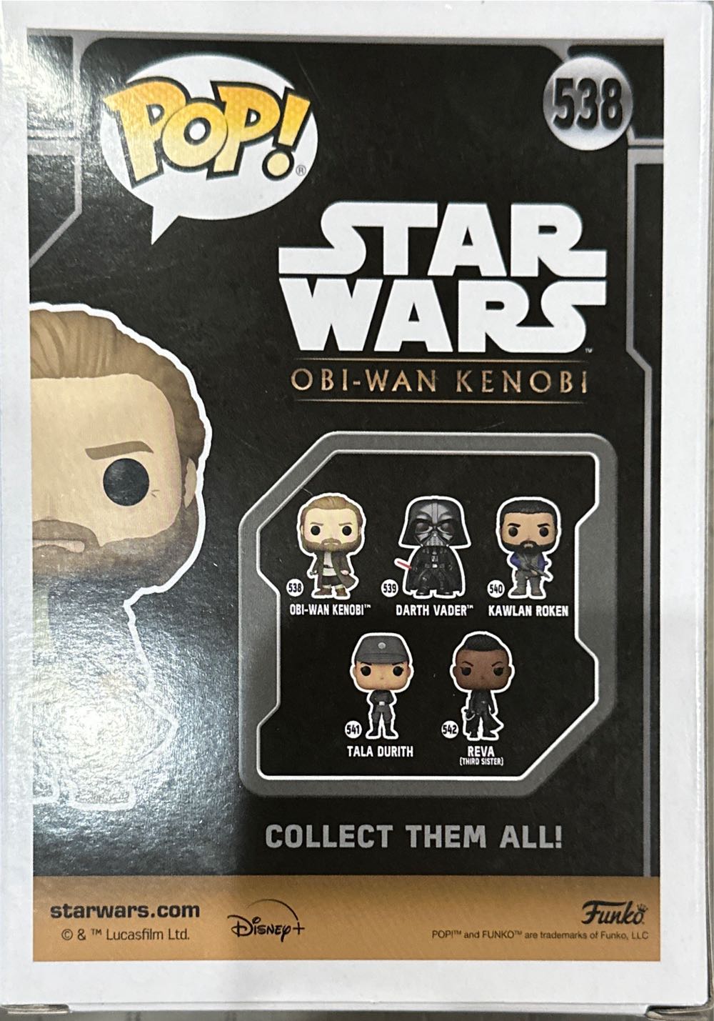 538 Obi-Wan Kenobi - Star Wars: Obi-Wan vinyl figure collectible [Barcode 889698645584] - Main Image 3