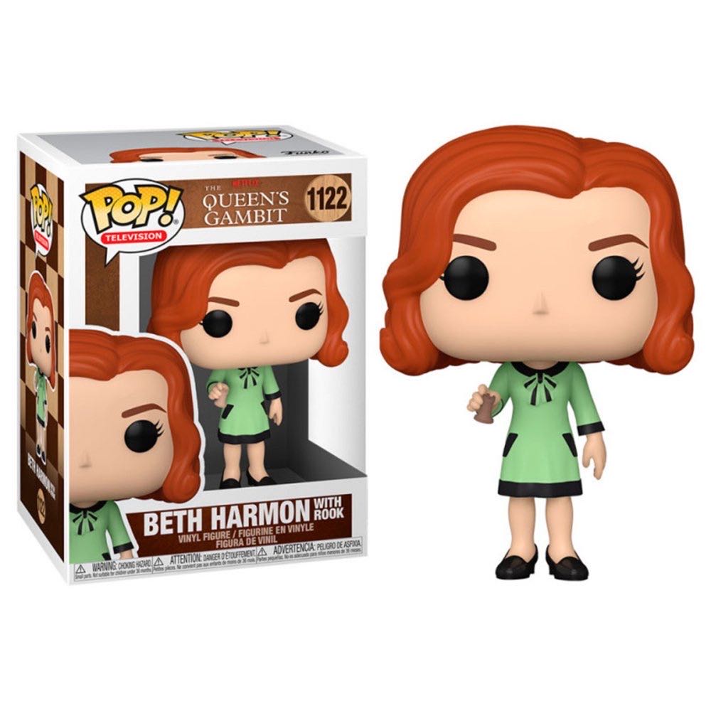 Beth Harmon (With Rook) - The Queen’s Gambit vinyl figure collectible [Barcode 889698576895] - Main Image 2