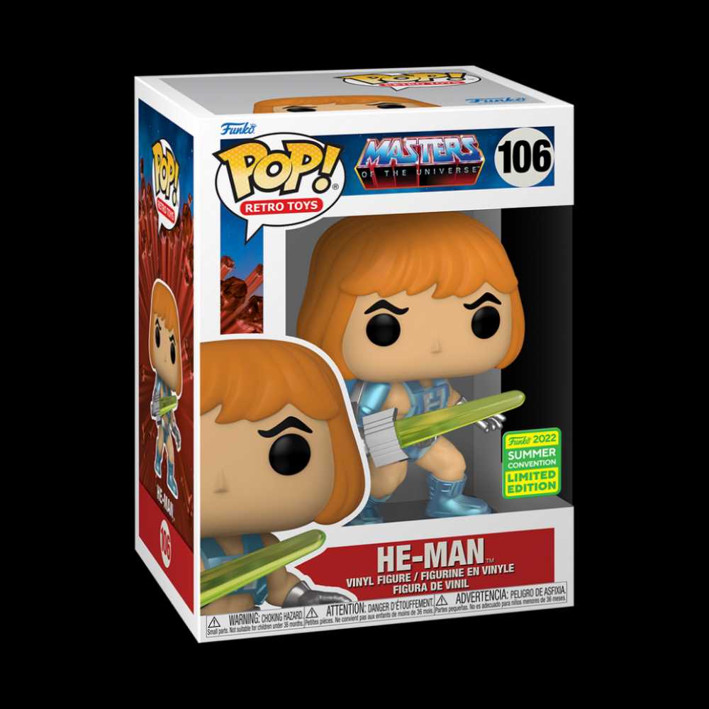 He-man w/ Laser Power Sword - Masters of the Universe vinyl figure collectible [Barcode 889698652513] - Main Image 3