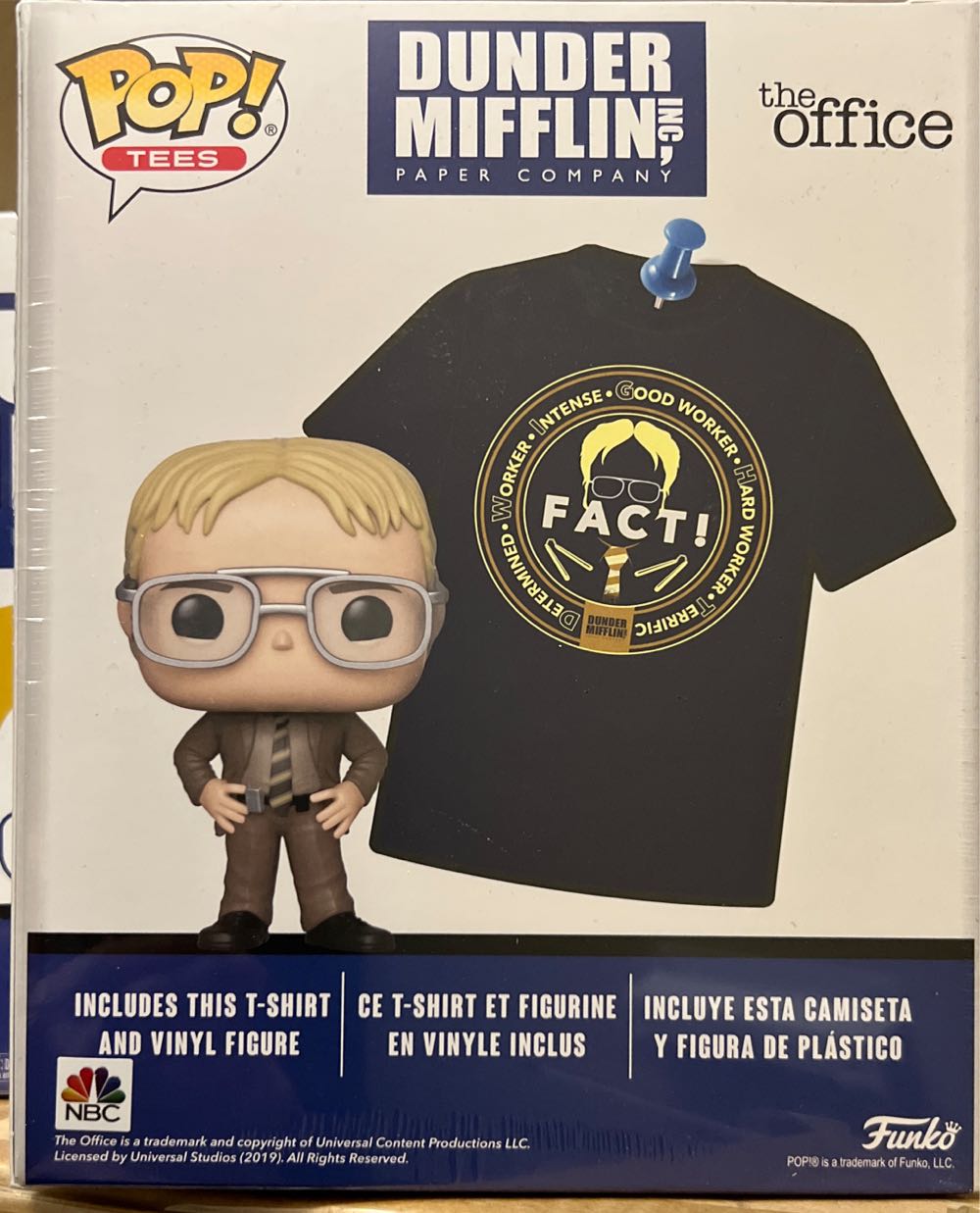The Office/Dwight Schrute & T-Shirt  vinyl figure collectible [Barcode 889698443029] - Main Image 2