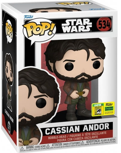 #534 Star Wars: Cassian Andor (Funko 2022) - Star Wars vinyl figure collectible [Barcode 889698653336] - Main Image 2