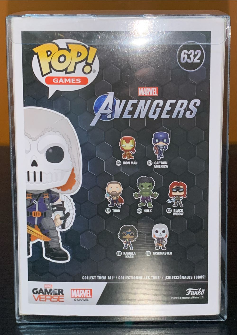 #632: Taskmaster - Avengers Gamerverse vinyl figure collectible [Barcode 889698478151] - Main Image 3