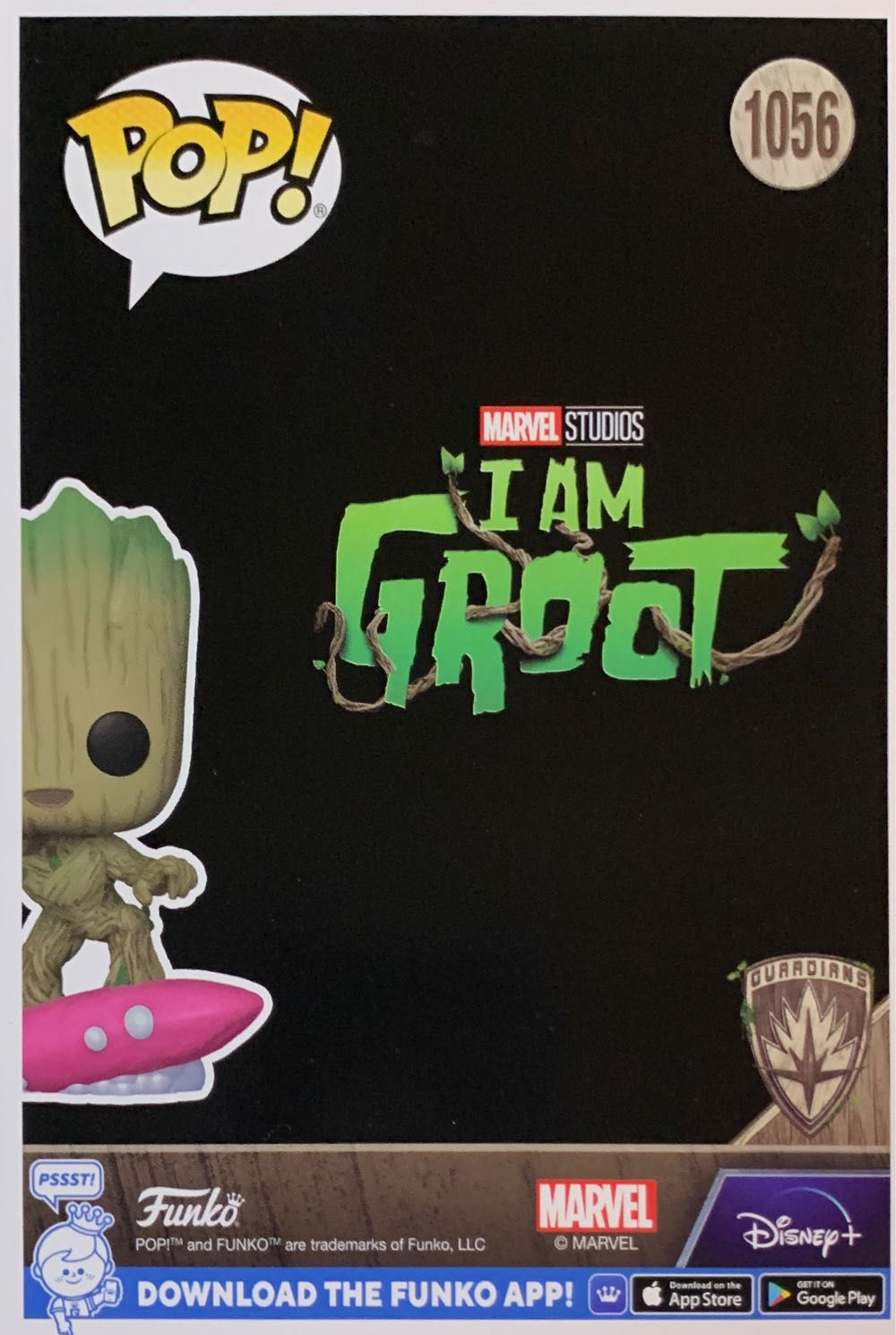 Groot (Surfboard) - Marvel Universe vinyl figure collectible [Barcode 889698646598] - Main Image 2