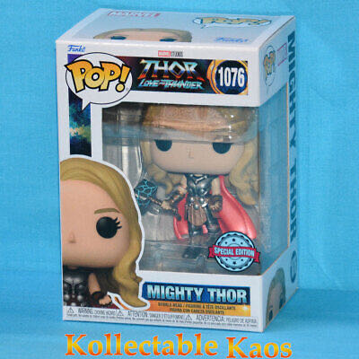 Mighty Thor (Unmasked) Pop! 1076 - Marvel Universe vinyl figure collectible [Barcode 889698650120] - Main Image 2