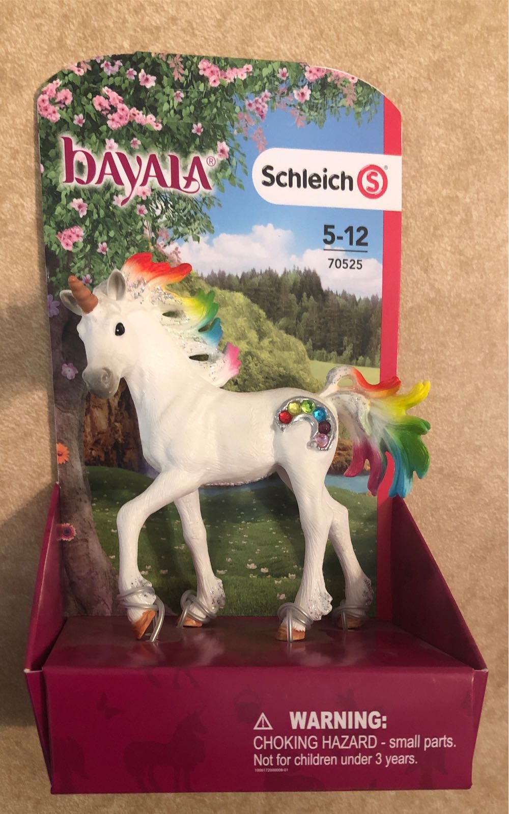 Schleich Bayala Unicorn  Rainbow Unicorn Foal  vinyl figure collectible [Barcode 4005086705258] - Main Image 2