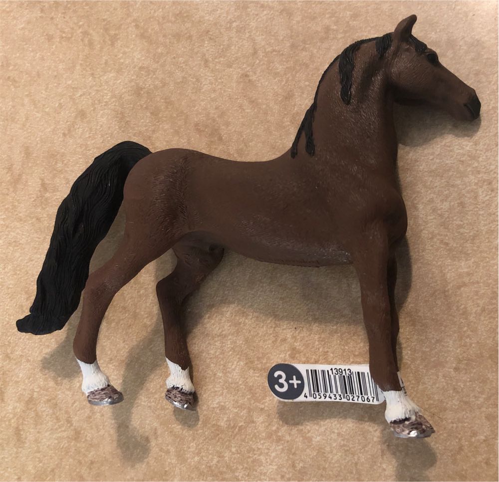 Schleich Horse Club  American Saddlebred Gelding  vinyl figure collectible [Barcode 4059433027067] - Main Image 2