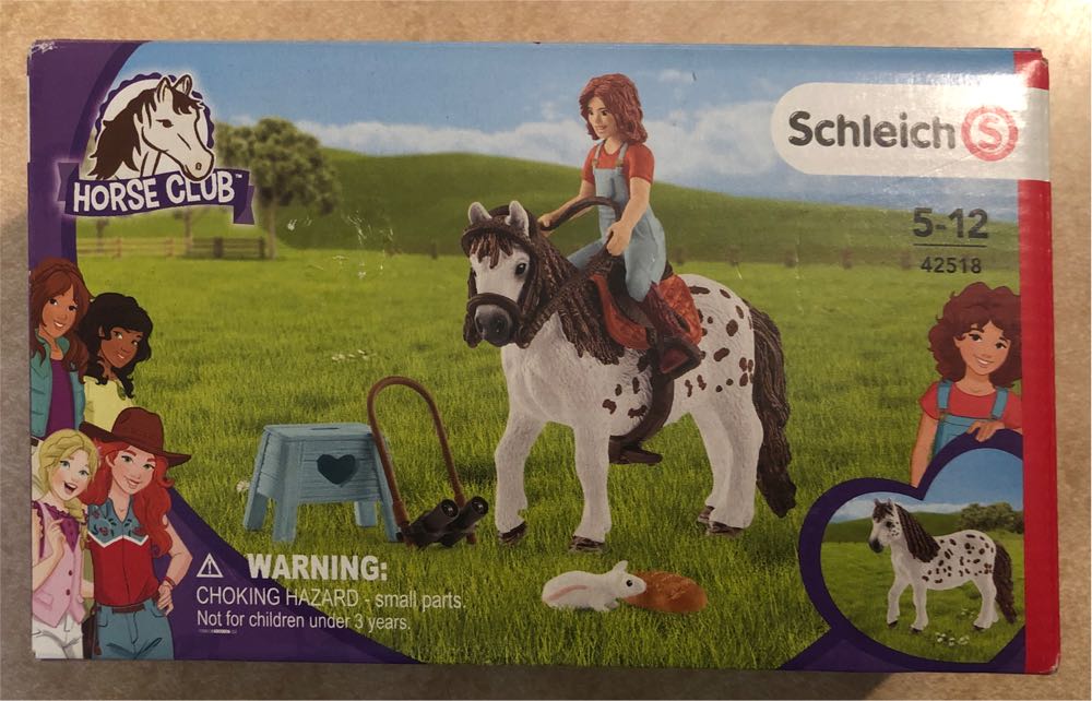 Schleich Horse Club 9-piece Playset   Mia And Spotty  vinyl figure collectible [Barcode 4055744036194] - Main Image 2