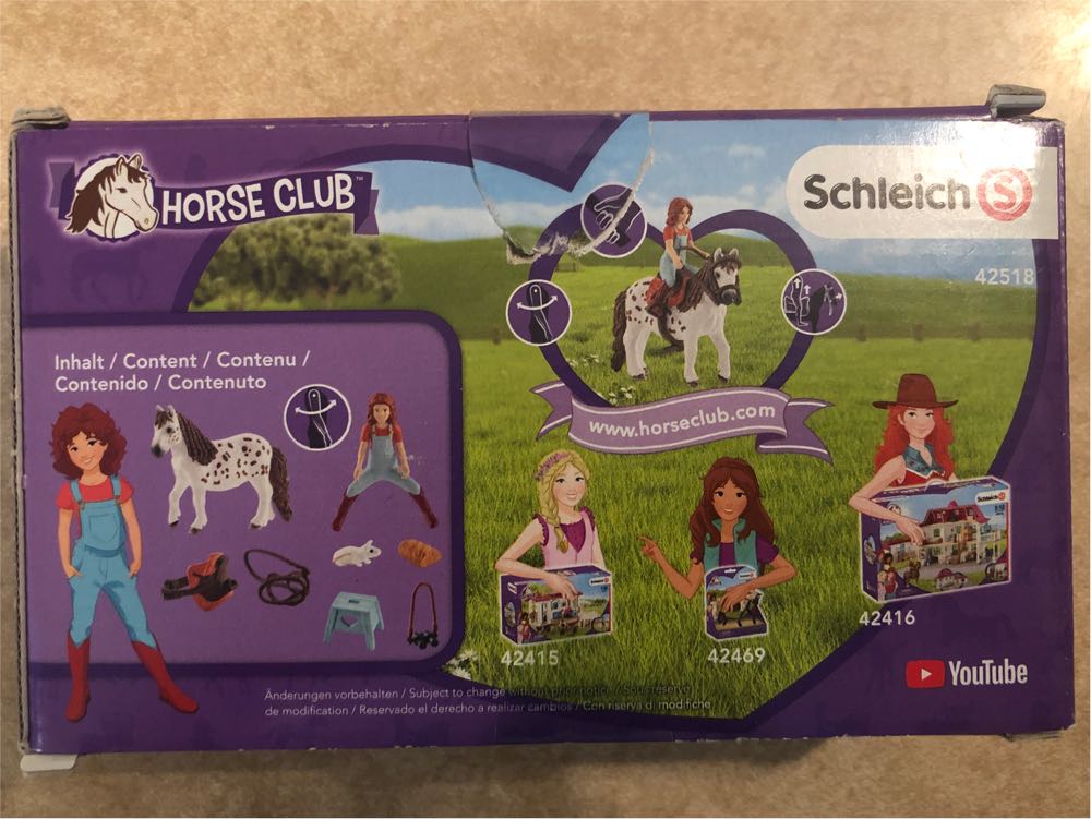 Schleich Horse Club 9-piece Playset   Mia And Spotty  vinyl figure collectible [Barcode 4055744036194] - Main Image 3