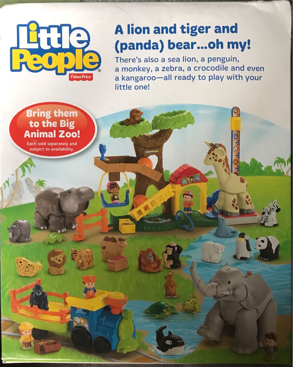 Fisher Price Little People Zoo Animal Friends  vinyl figure collectible [Barcode 887961077315] - Main Image 2