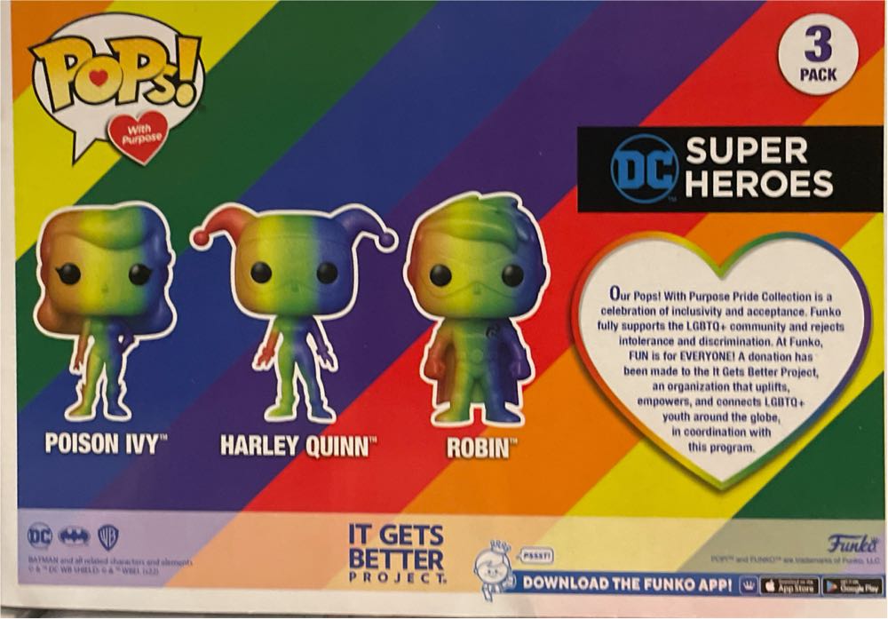 Poison Ivy / Harley Quinn / Robin - DC Comics vinyl figure collectible [Barcode 889698661355] - Main Image 2