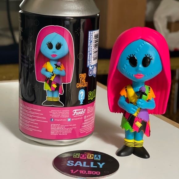Funko Soda: The Nightmare Before Christmas Sally Black Light - The Nightmare Before Christmas vinyl figure collectible [Barcode 889698642538] - Main Image 2