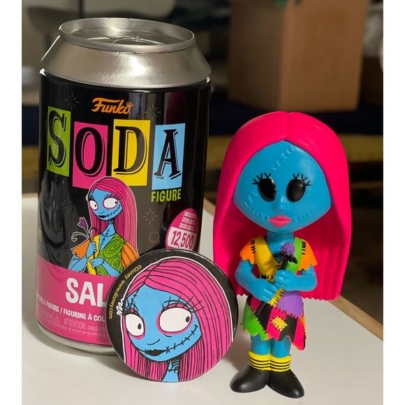 Funko Soda: The Nightmare Before Christmas Sally Black Light - The Nightmare Before Christmas vinyl figure collectible [Barcode 889698642538] - Main Image 3