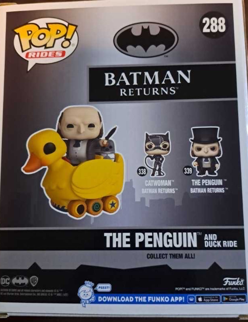 The Penguin and Duck Ride - Batman vinyl figure collectible [Barcode 889698652148] - Main Image 4