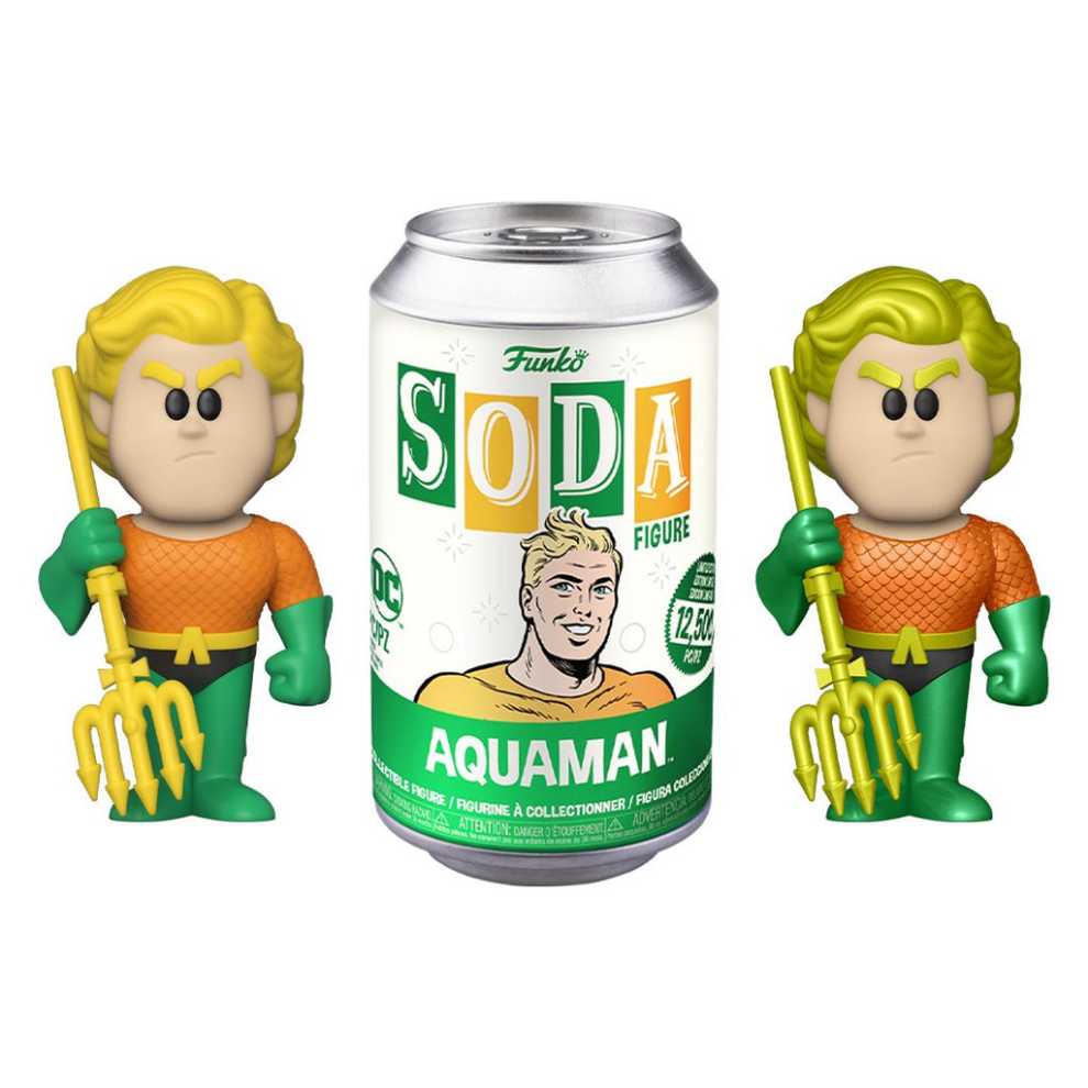 Aquaman - Dc - FUNKOPOP - Funko Vinyl Soda - DC: Superheroes vinyl figure collectible [Barcode 889698587129] - Main Image 2