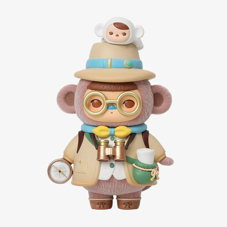 Pucky Monkey Archaeologist Baby  vinyl figure collectible [Barcode 6941448645917] - Main Image 4