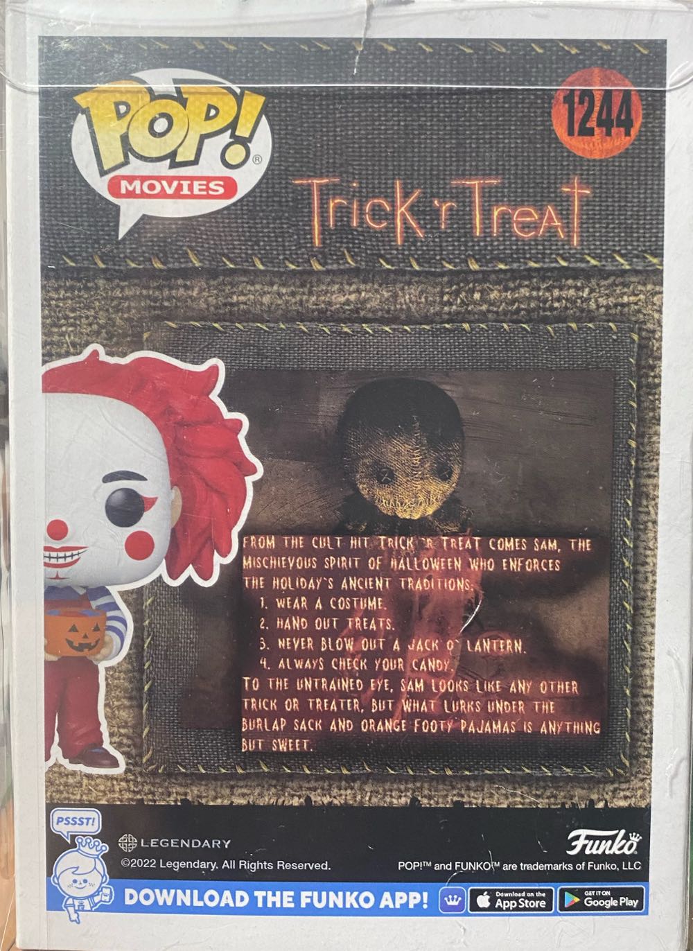 Chuckles - Trick ’R Treat vinyl figure collectible [Barcode 889698649612] - Main Image 4