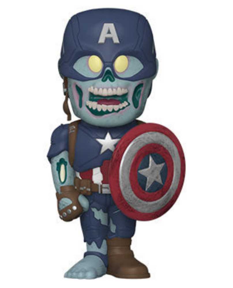 Marvel’s What If?: Zombie Captain America   vinyl figure collectible [Barcode 889698586689] - Main Image 4