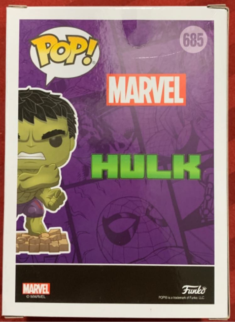 Hulk (Funko HQ)  vinyl figure collectible [Barcode 889698510615] - Main Image 2
