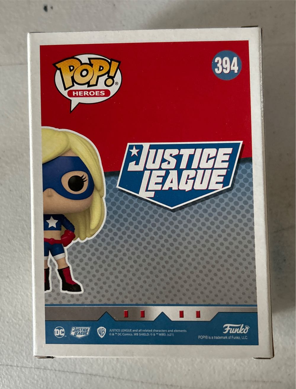 #394 Heroes: DC: Justice League: Stargirl (Funko 2021)  vinyl figure collectible [Barcode 889698555135] - Main Image 3