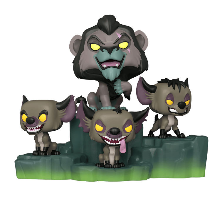Scar W/ Hyenas: Disney Villains - Disney vinyl figure collectible [Barcode 889698646772] - Main Image 2