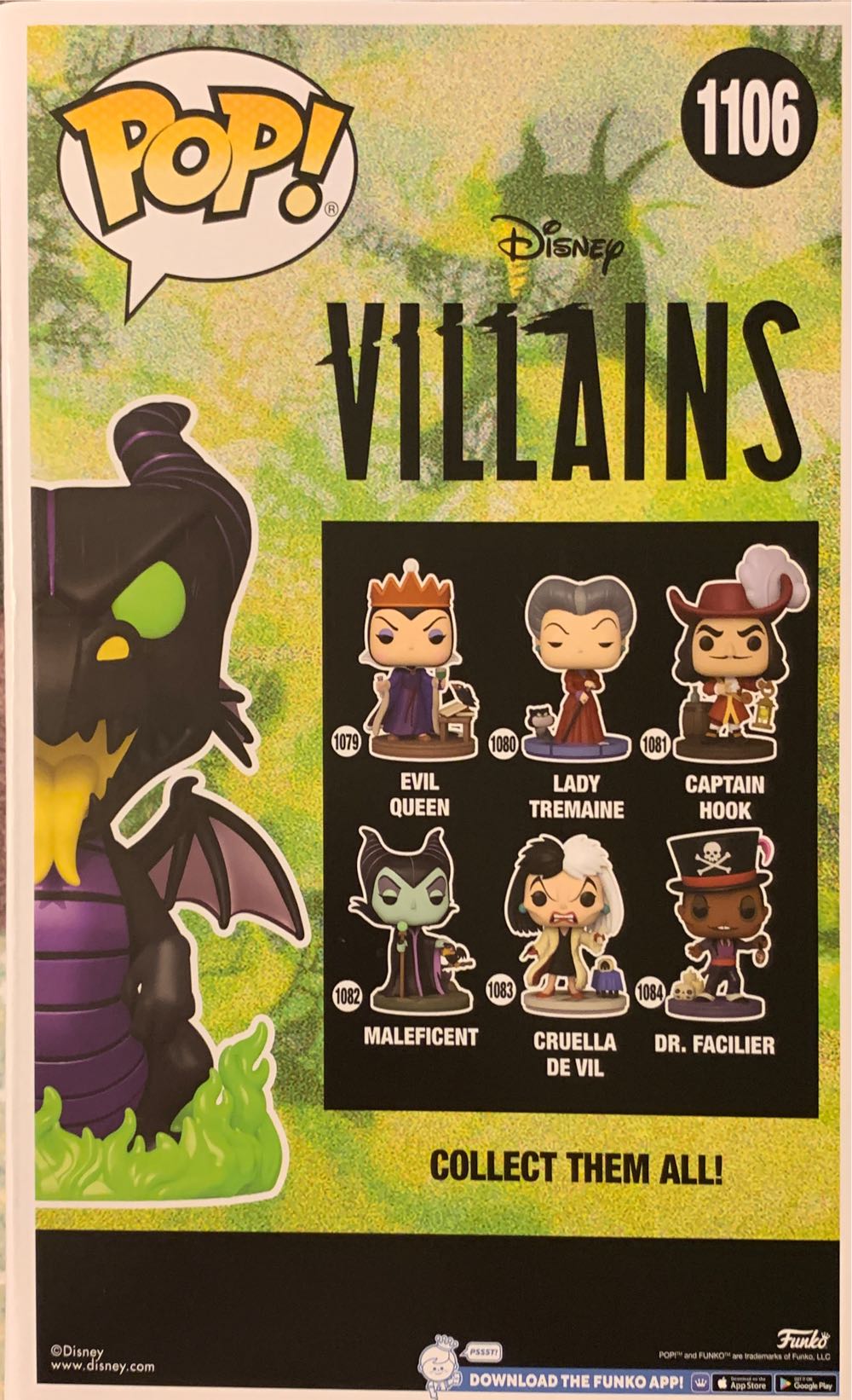 Funko Pop! Jumbo: Disney Maleficent Dragon Amazon Exclusive Glow In The Dark - Disney Villains vinyl figure collectible [Barcode 889698581721] - Main Image 4