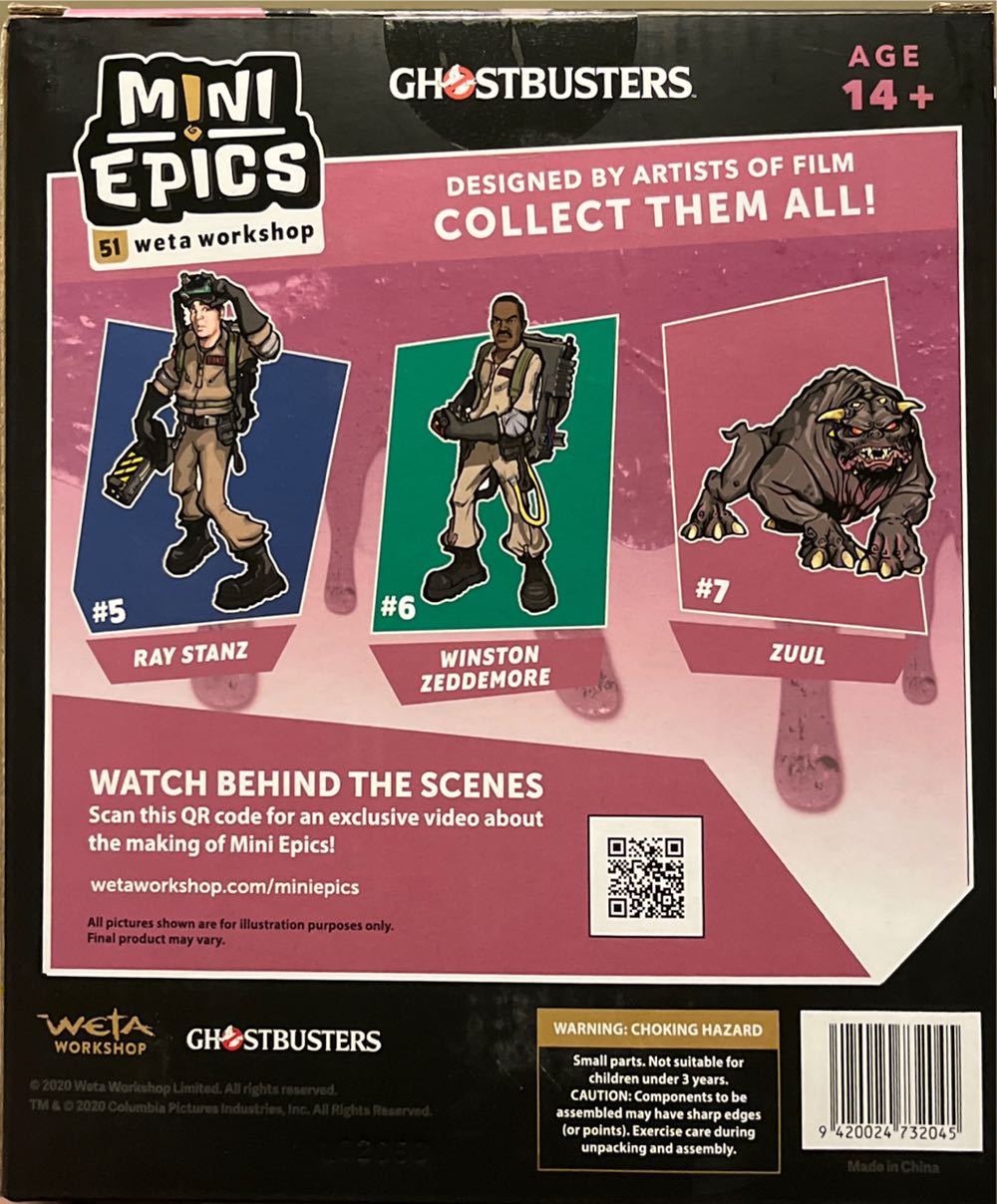 Weta Workshop Mini Epics Ghostbusters Zuul Terror Dog - Ghostbusters vinyl figure collectible [Barcode 9420024732045] - Main Image 3