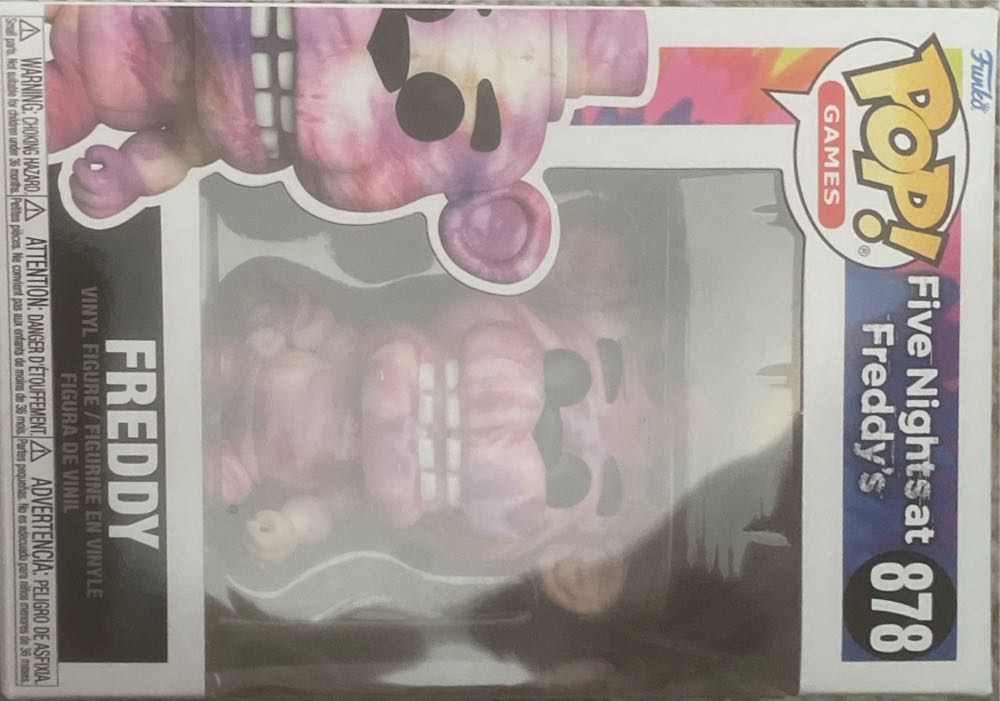 FNAF - Tie Dye Freddy - Five Nights at Freddy’s vinyl figure collectible [Barcode 889698642323] - Main Image 2