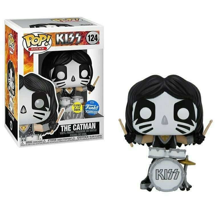 Kiss: 124 The Catman (Glow In The Dark) - Kiss vinyl figure collectible [Barcode 889698645058] - Main Image 2
