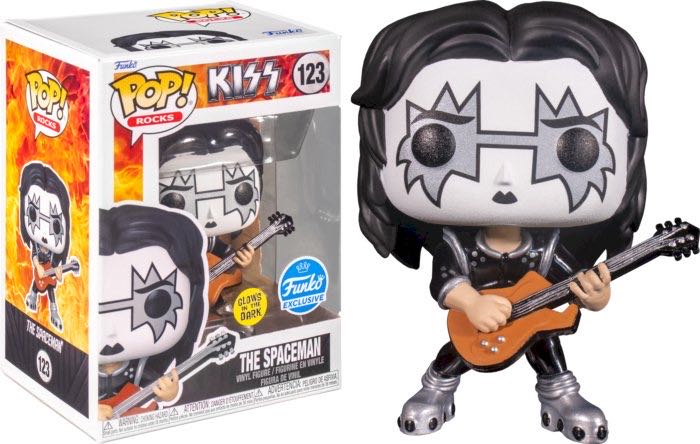 Kiss: 123 Spaceman (Glow In The Dark) - Kiss vinyl figure collectible [Barcode 889698645034] - Main Image 2