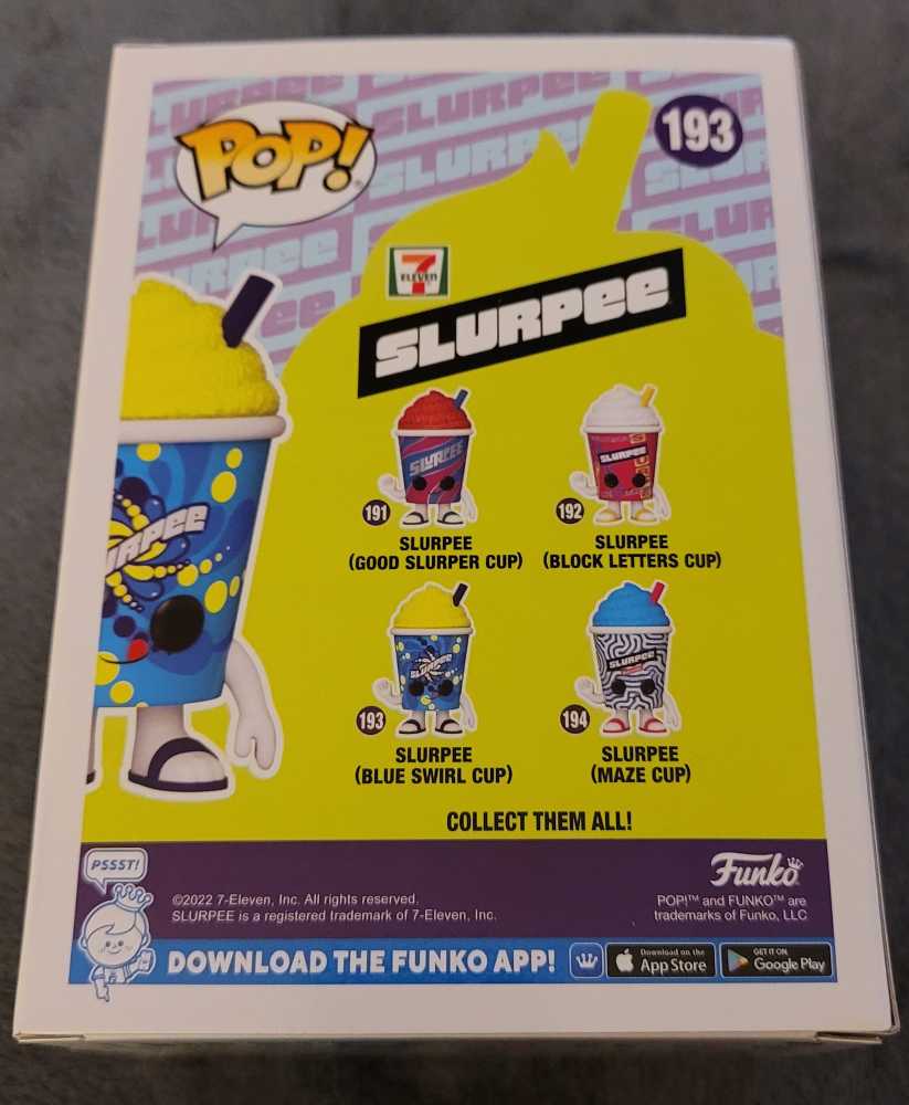 Slurpee (Blue Swirl Cup)  vinyl figure collectible [Barcode 889698631297] - Main Image 3