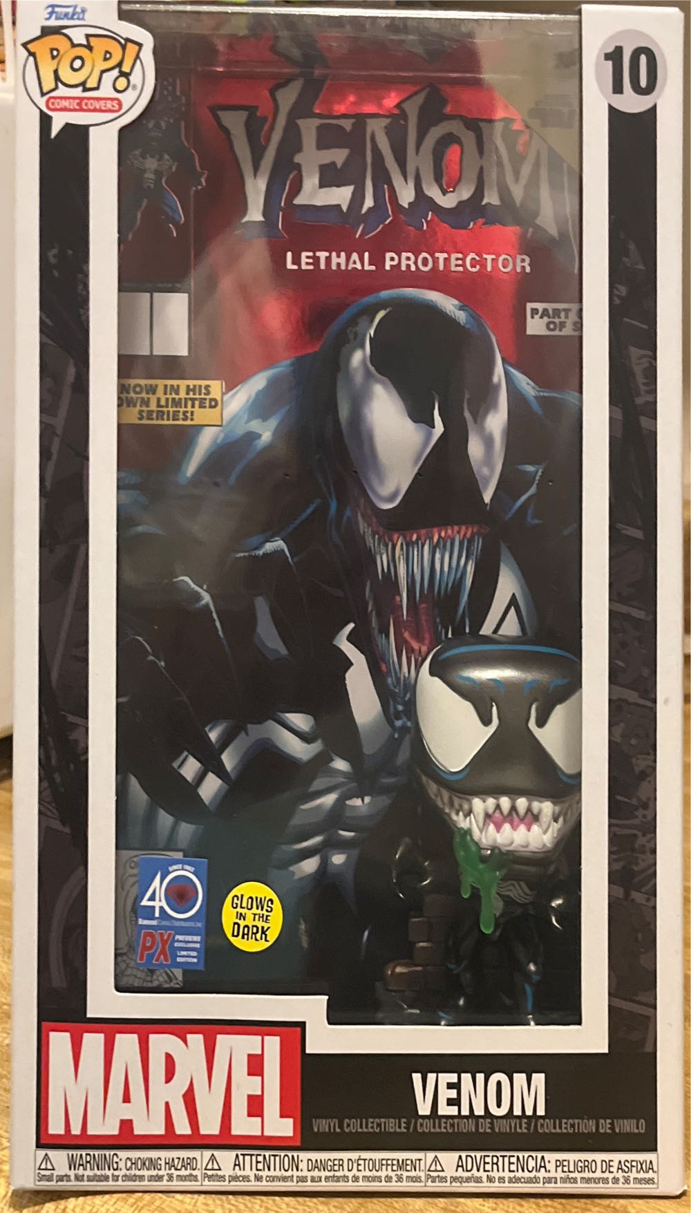 Venom: Lethal Protector - Marvel Universe vinyl figure collectible [Barcode 889698637435] - Main Image 2