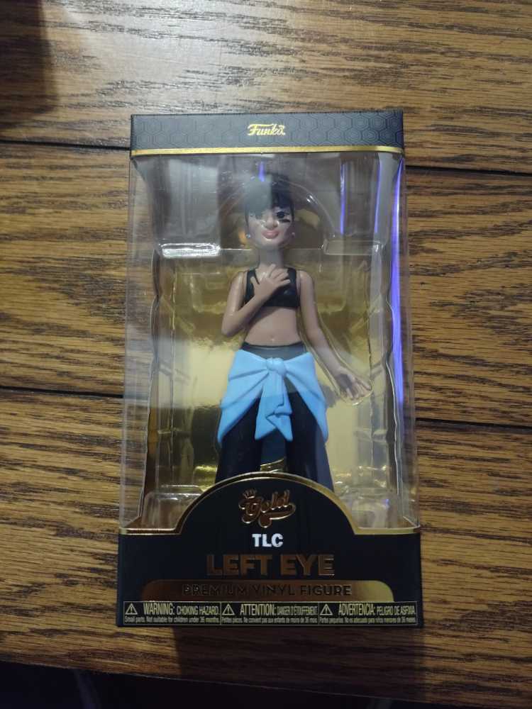 Left Eye (TLC) “5” FUNKOPOP - Funko Premium Vinyl Gold  vinyl figure collectible [Barcode 889698612074] - Main Image 2