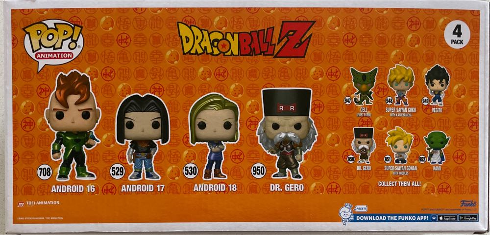 Funko Pop Dragon Ball Z Android 17 Android 18 & Dr. Gero Pop!  vinyl figure collectible [Barcode 889698611206] - Main Image 3