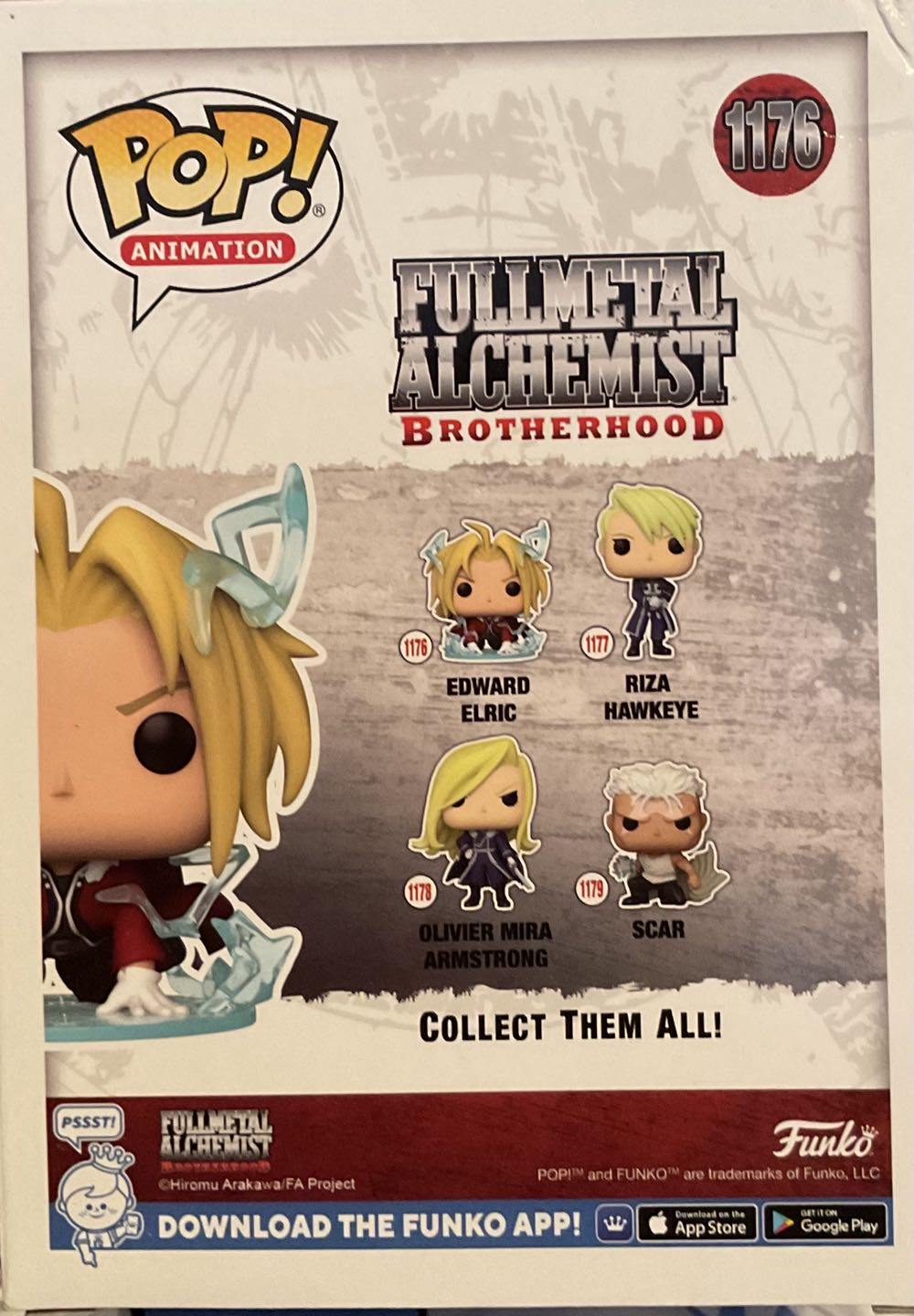 FMA: Edward Elric, #1176  vinyl figure collectible [Barcode 889698577373] - Main Image 3