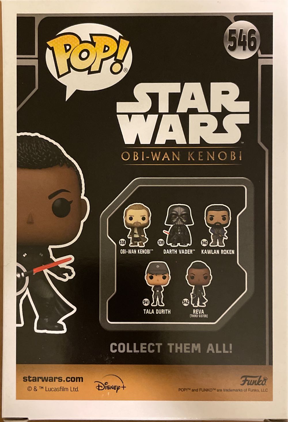 Reva (Third Sister) - Star Wars: Obi-Wan vinyl figure collectible [Barcode 889698649049] - Main Image 2