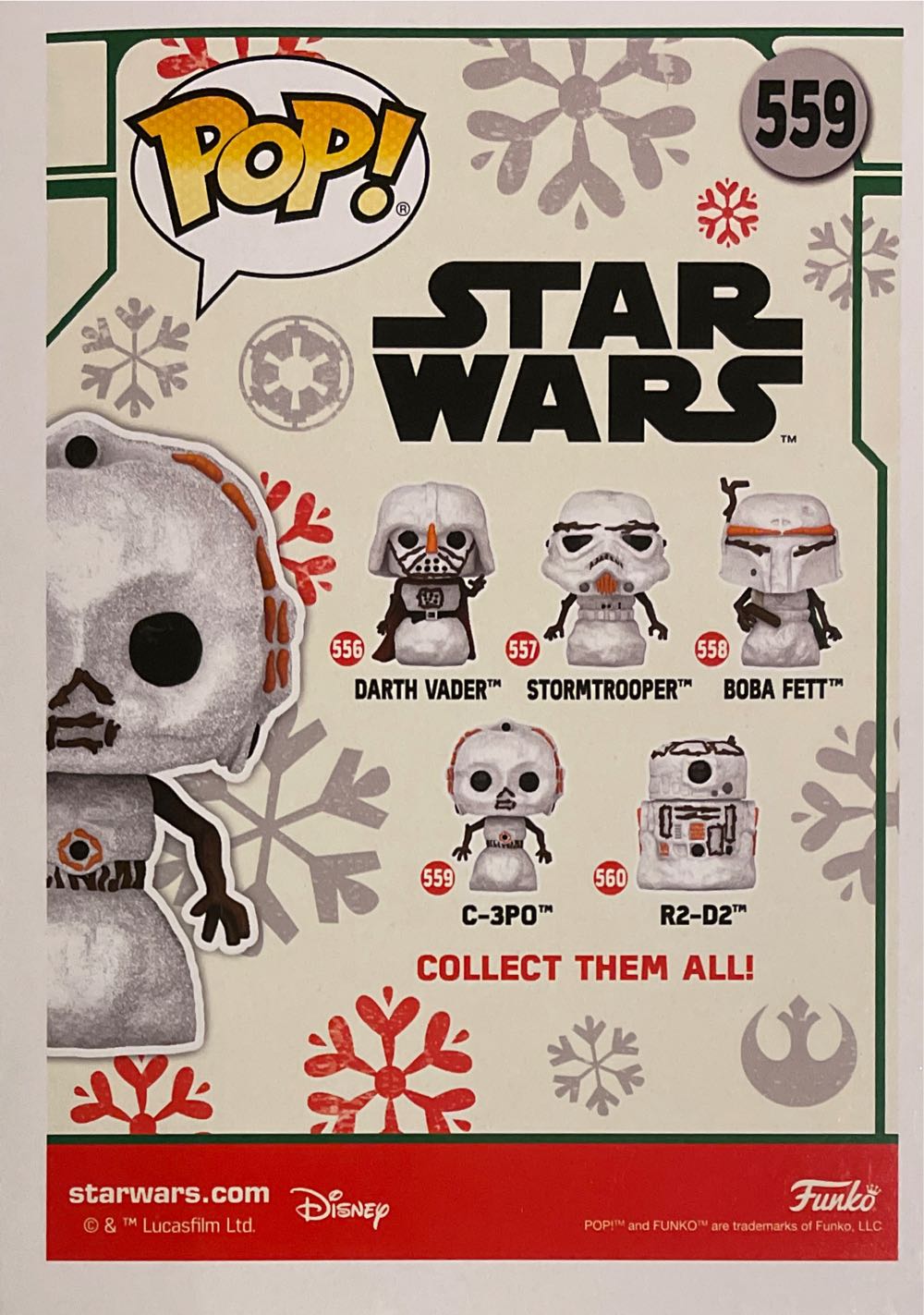 C-3PO - Star Wars vinyl figure collectible [Barcode 889698643351] - Main Image 3