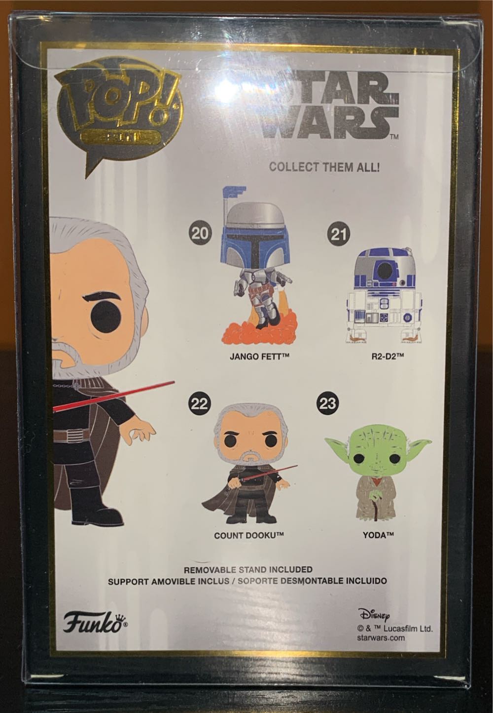 Count Dooku - Star Wars vinyl figure collectible [Barcode 671803398801] - Main Image 3