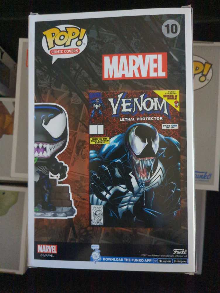 Venom Comic Cover Pop! 10 - Venom vinyl figure collectible [Barcode 889698637428] - Main Image 3