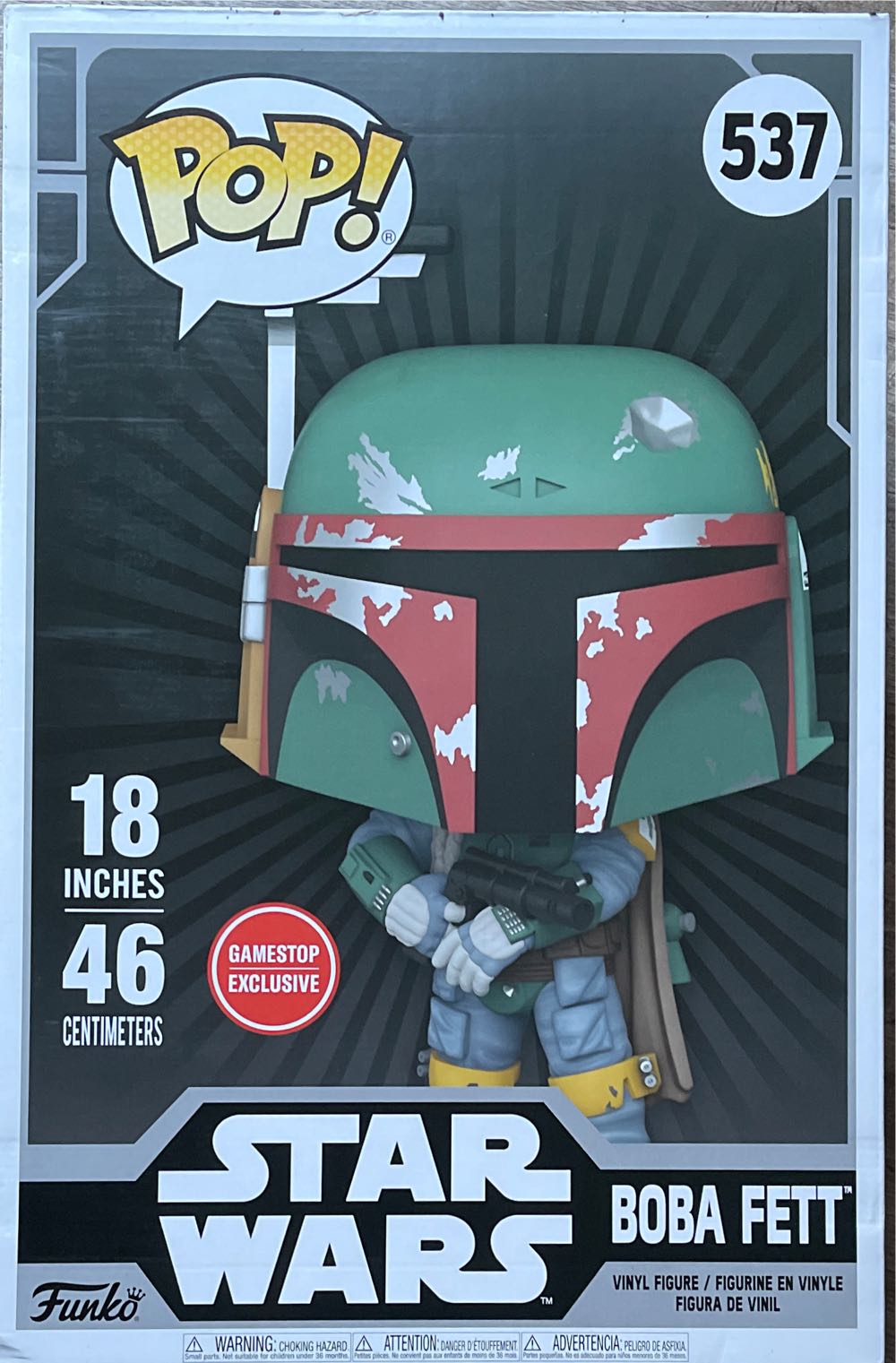 Boba Fett 18” Pop! - Star Wars: Bounty Hunters vinyl figure collectible [Barcode 889698650458] - Main Image 3