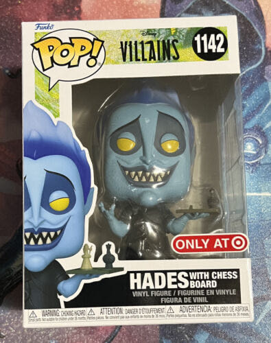 Hades With Chess Board - Disney Villains vinyl figure collectible [Barcode 889698586399] - Main Image 4