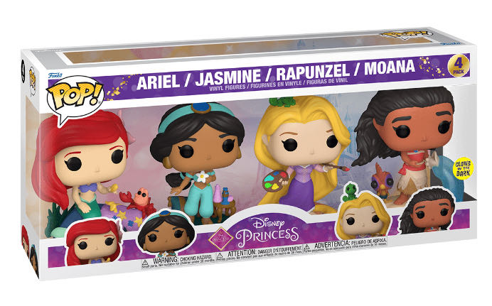Ariel/Jasmine/Rapunzel/Moana - Disney vinyl figure collectible [Barcode 889698618007] - Main Image 2