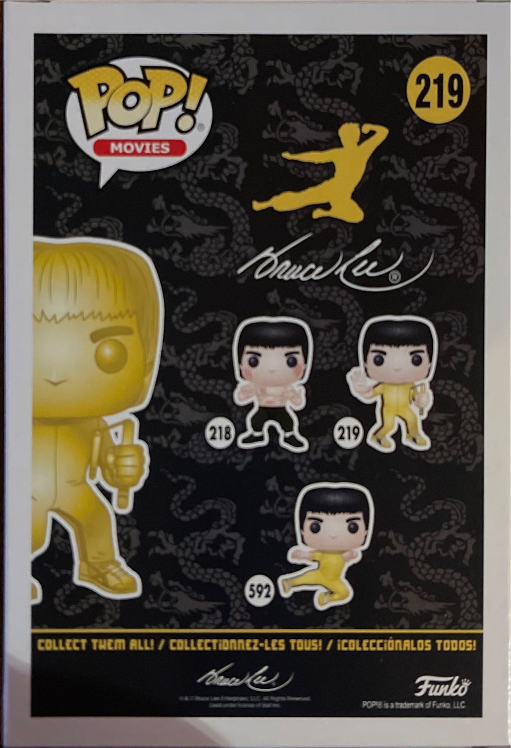 Bruce Lee Gold Bait Exclusive  vinyl figure collectible [Barcode 889698327428] - Main Image 2