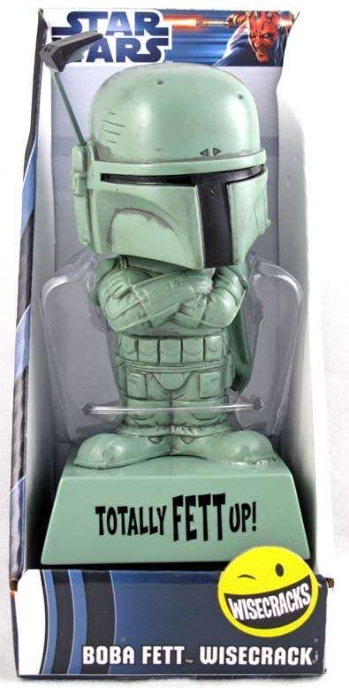Wacky Wobbler Boba Fett: Totally Fett Up - Star Wars vinyl figure collectible [Barcode 830395025247] - Main Image 2