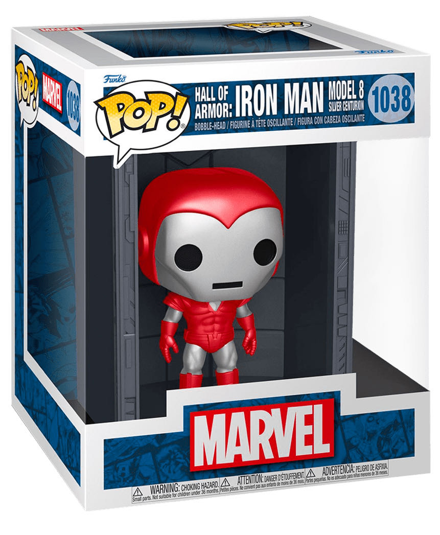 Iron Man (Model 8 Silver Centurion) - Marvel Universe vinyl figure collectible [Barcode 889698648066] - Main Image 2