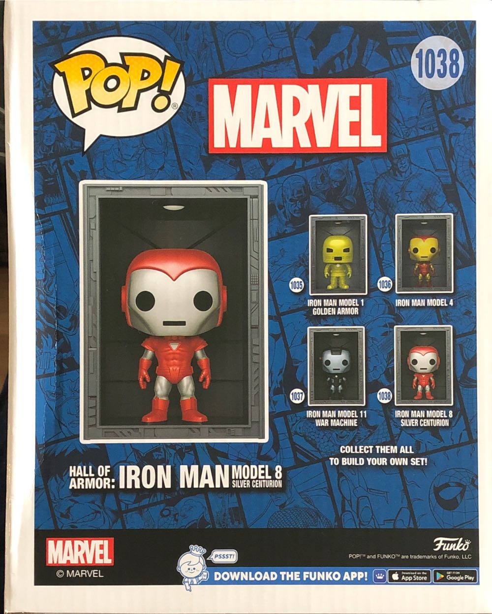 Iron Man (Model 8 Silver Centurion) - Marvel Universe vinyl figure collectible [Barcode 889698648066] - Main Image 4
