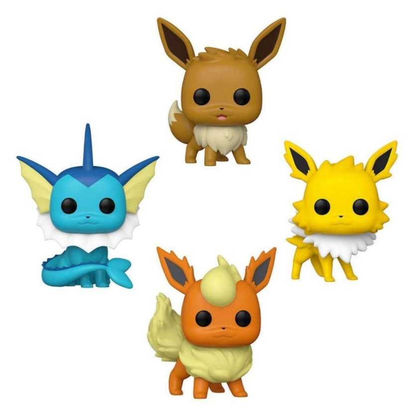 Pokémon: Eevee / Vaporeon / Jolteon / Flareon - Pokémon vinyl figure collectible [Barcode 889698673105] - Main Image 2