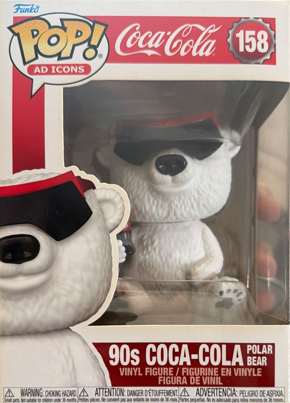 Coca-Cola -158- 90s Coca-Cola (Polar Bear) - Ad Icons vinyl figure collectible [Barcode 889698655873] - Main Image 4
