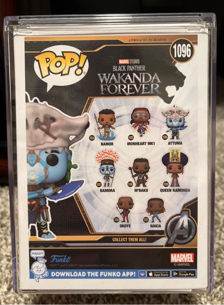 Attuma - Marvel Universe vinyl figure collectible [Barcode 889698639408] - Main Image 2