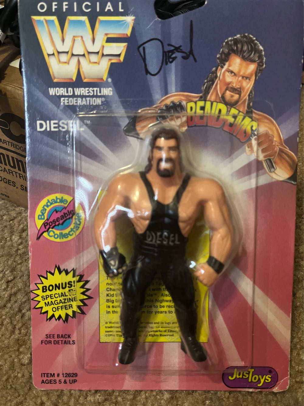 Vintage Wwf Bend Ems Diesel Wwe Kevin Nash Wcw Vtg Nwo  vinyl figure collectible [Barcode 020616126291] - Main Image 2