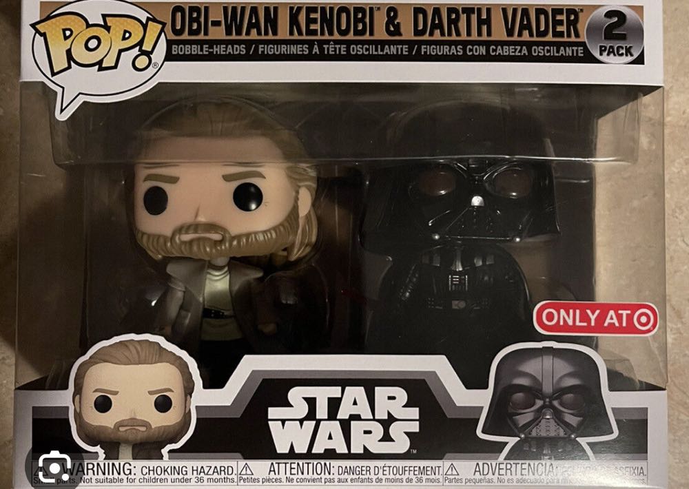 Obi-Wan Kenobi & Darth Vader (2 Pack) - Star Wars vinyl figure collectible [Barcode 889698649056] - Main Image 2